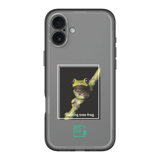 スリムプロテクションプレミアムケース［ Green Future Project - Gliding tree frog ］