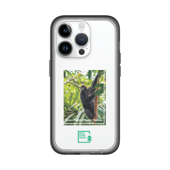 スリムプロテクションプレミアムケース［ Green Future Project - Brown-headed Spider Monkey ］