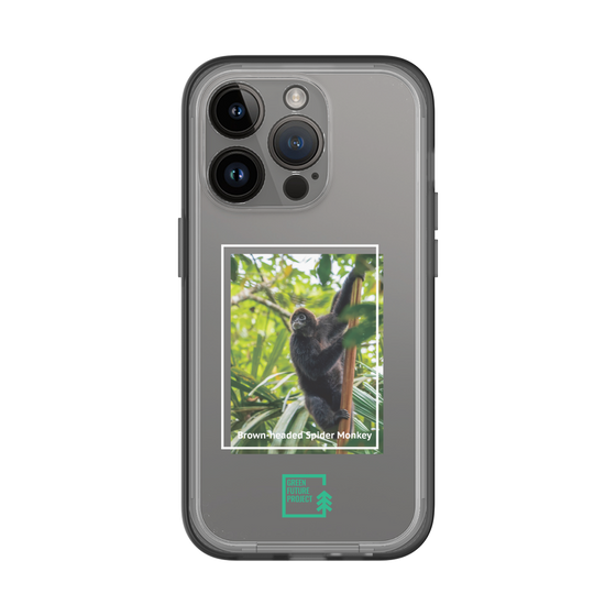 スリムプロテクションプレミアムケース［ Green Future Project - Brown-headed Spider Monkey ］