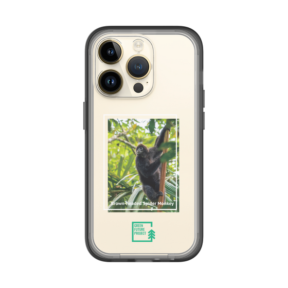 スリムプロテクションプレミアムケース［ Green Future Project - Brown-headed Spider Monkey ］