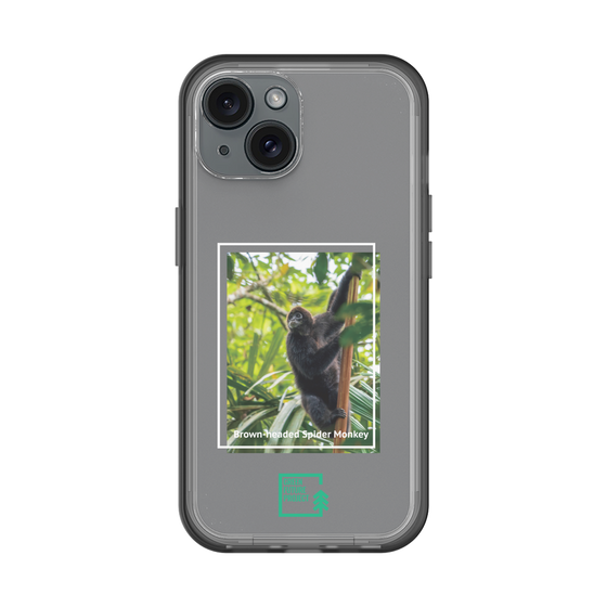 スリムプロテクションプレミアムケース［ Green Future Project - Brown-headed Spider Monkey ］