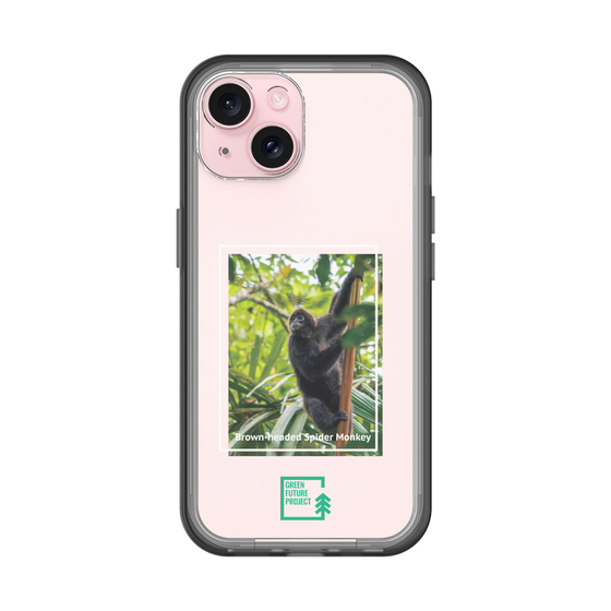 スリムプロテクションプレミアムケース［ Green Future Project - Brown-headed Spider Monkey ］