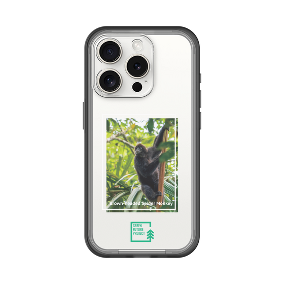 スリムプロテクションプレミアムケース［ Green Future Project - Brown-headed Spider Monkey ］