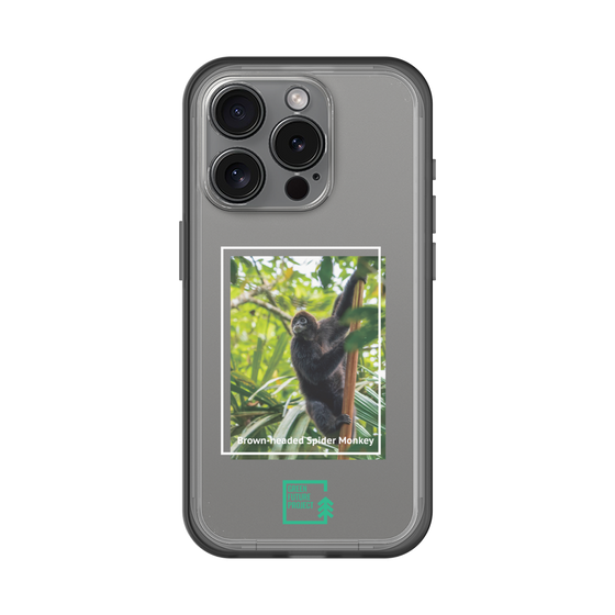 スリムプロテクションプレミアムケース［ Green Future Project - Brown-headed Spider Monkey ］