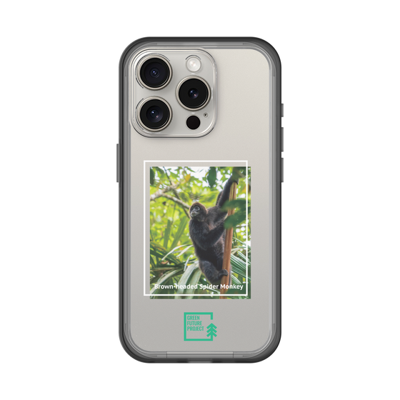 スリムプロテクションプレミアムケース［ Green Future Project - Brown-headed Spider Monkey ］