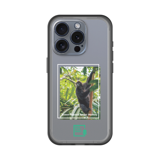 スリムプロテクションプレミアムケース［ Green Future Project - Brown-headed Spider Monkey ］