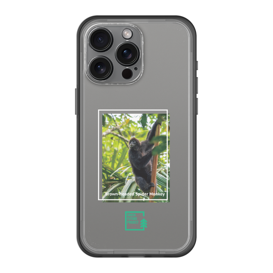 スリムプロテクションプレミアムケース［ Green Future Project - Brown-headed Spider Monkey ］
