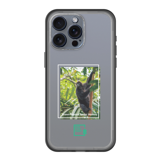 スリムプロテクションプレミアムケース［ Green Future Project - Brown-headed Spider Monkey ］