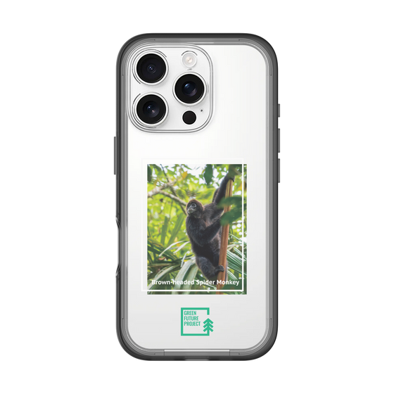 スリムプロテクションプレミアムケース［ Green Future Project - Brown-headed Spider Monkey ］