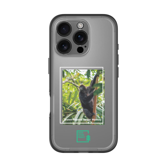スリムプロテクションプレミアムケース［ Green Future Project - Brown-headed Spider Monkey ］