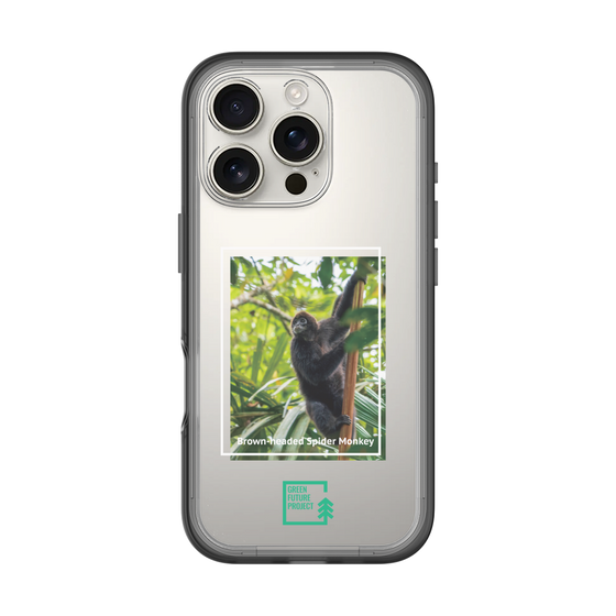 スリムプロテクションプレミアムケース［ Green Future Project - Brown-headed Spider Monkey ］