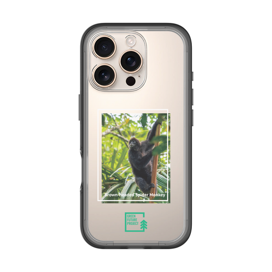 スリムプロテクションプレミアムケース［ Green Future Project - Brown-headed Spider Monkey ］