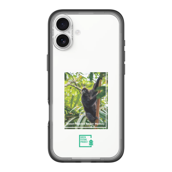 スリムプロテクションプレミアムケース［ Green Future Project - Brown-headed Spider Monkey ］
