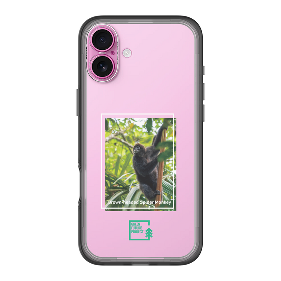 スリムプロテクションプレミアムケース［ Green Future Project - Brown-headed Spider Monkey ］