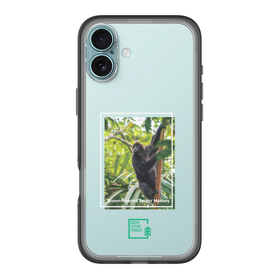 スリムプロテクションプレミアムケース［ Green Future Project - Brown-headed Spider Monkey ］