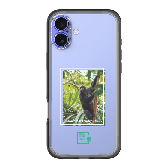 スリムプロテクションプレミアムケース［ Green Future Project - Brown-headed Spider Monkey ］