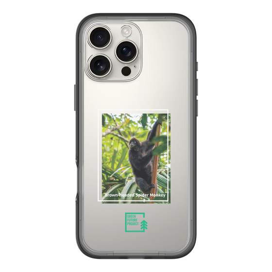 スリムプロテクションプレミアムケース［ Green Future Project - Brown-headed Spider Monkey ］