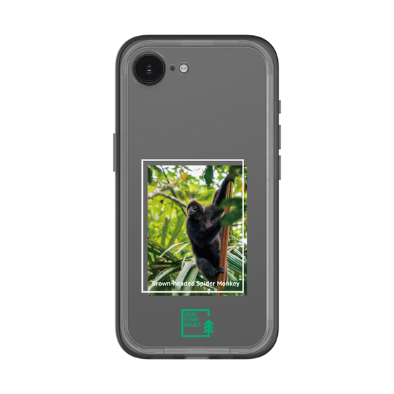 スリムプロテクションプレミアムケース［ Green Future Project - Brown-headed Spider Monkey ］