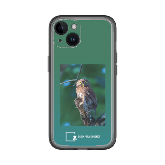 スリムプロテクションプレミアムケース［ Green Future Project - Ferruginous Pygmy Owl ］