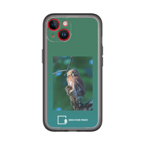 スリムプロテクションプレミアムケース［ Green Future Project - Ferruginous Pygmy Owl ］