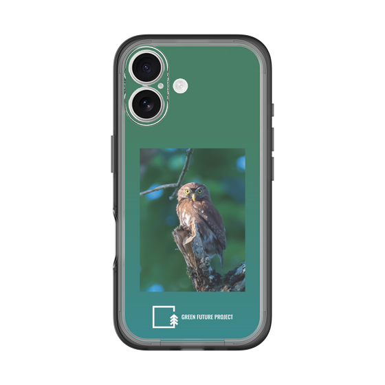 スリムプロテクションプレミアムケース［ Green Future Project - Ferruginous Pygmy Owl ］