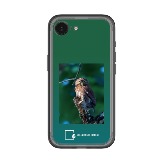 スリムプロテクションプレミアムケース［ Green Future Project - Ferruginous Pygmy Owl ］