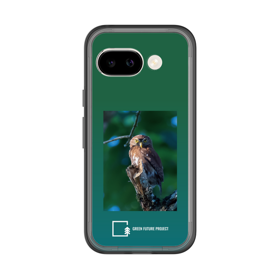 スリムプロテクションプレミアムケース［ Green Future Project - Ferruginous Pygmy Owl ］