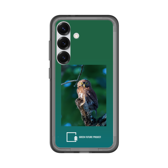 スリムプロテクションプレミアムケース［ Green Future Project - Ferruginous Pygmy Owl ］