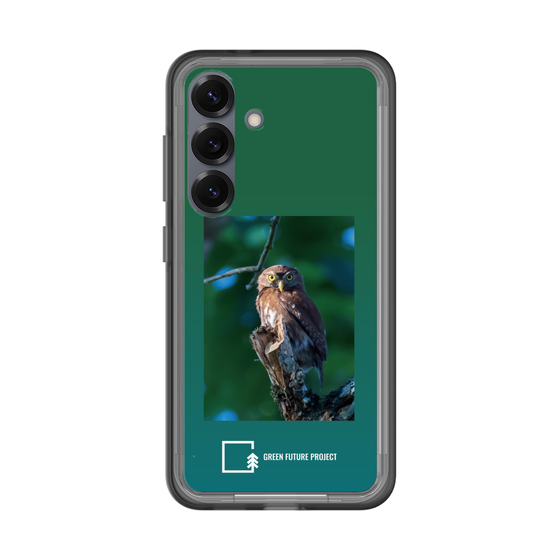 スリムプロテクションプレミアムケース［ Green Future Project - Ferruginous Pygmy Owl ］