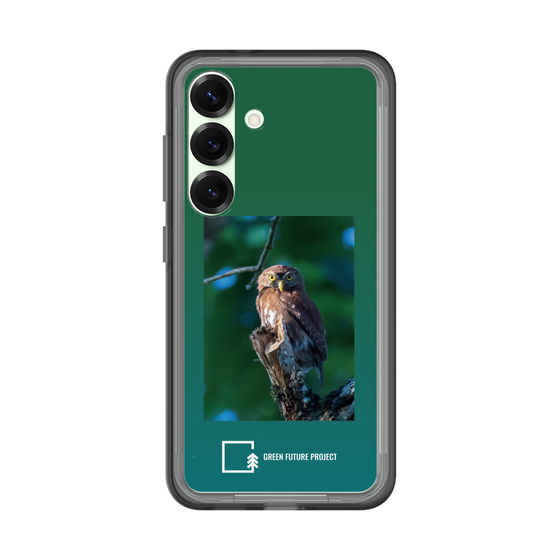 スリムプロテクションプレミアムケース［ Green Future Project - Ferruginous Pygmy Owl ］