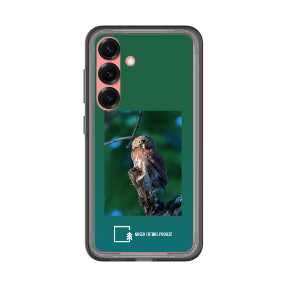スリムプロテクションプレミアムケース［ Green Future Project - Ferruginous Pygmy Owl ］