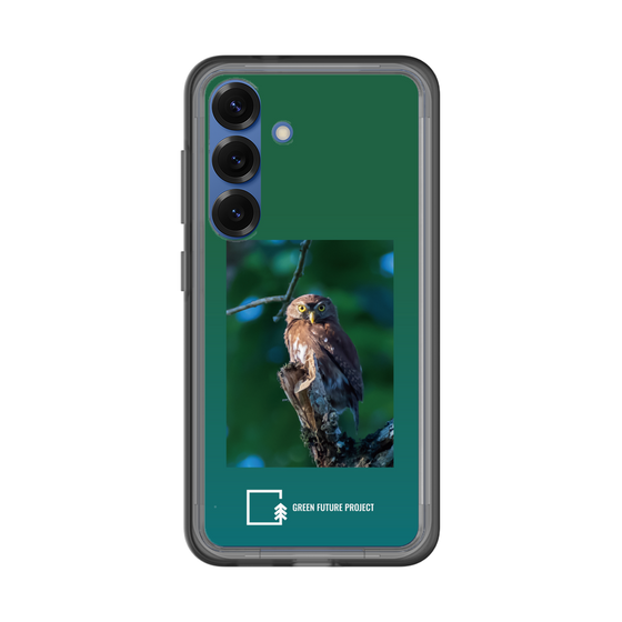 スリムプロテクションプレミアムケース［ Green Future Project - Ferruginous Pygmy Owl ］