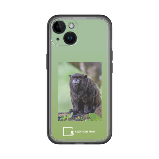 スリムプロテクションプレミアムケース［ Green Future Project - Black-mantled Tamarin ］