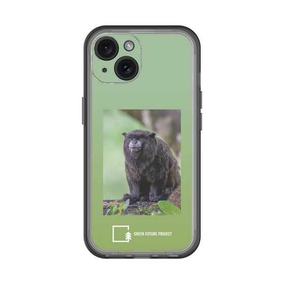 スリムプロテクションプレミアムケース［ Green Future Project - Black-mantled Tamarin ］