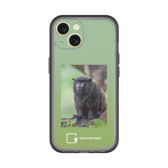 スリムプロテクションプレミアムケース［ Green Future Project - Black-mantled Tamarin ］