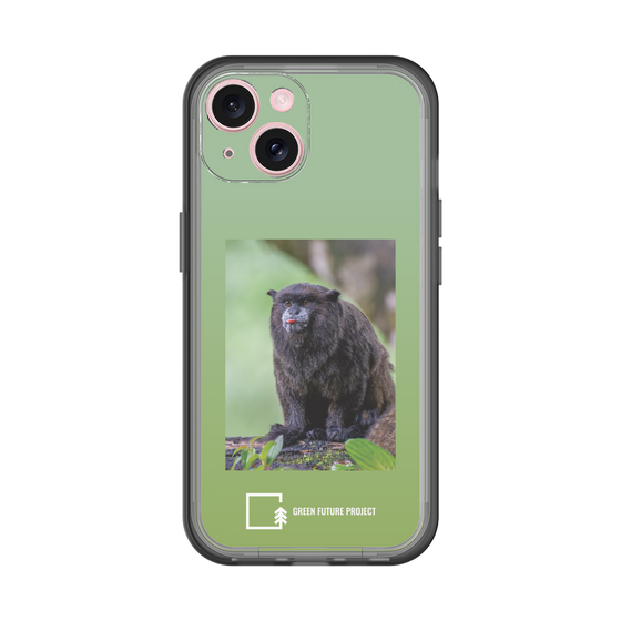 スリムプロテクションプレミアムケース［ Green Future Project - Black-mantled Tamarin ］