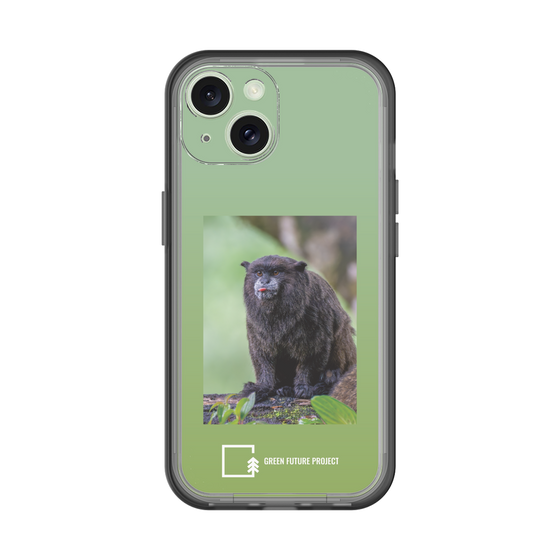 スリムプロテクションプレミアムケース［ Green Future Project - Black-mantled Tamarin ］
