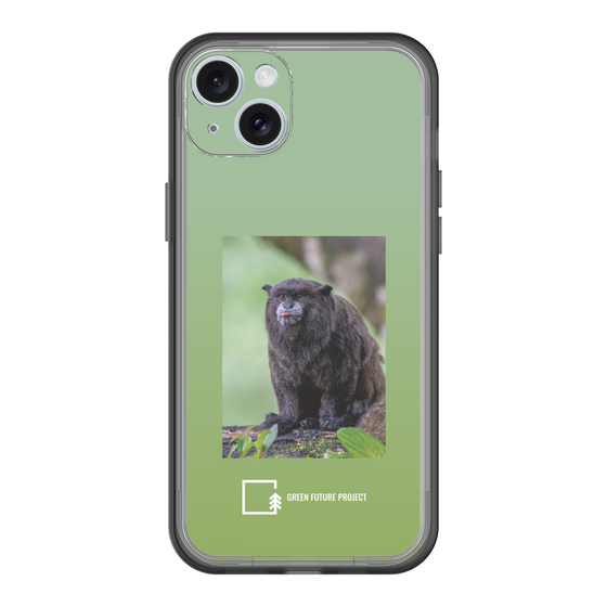 スリムプロテクションプレミアムケース［ Green Future Project - Black-mantled Tamarin ］