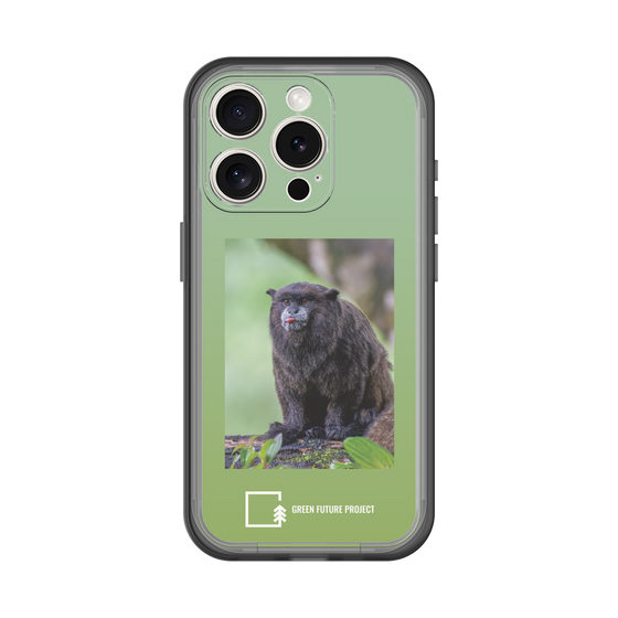 スリムプロテクションプレミアムケース［ Green Future Project - Black-mantled Tamarin ］