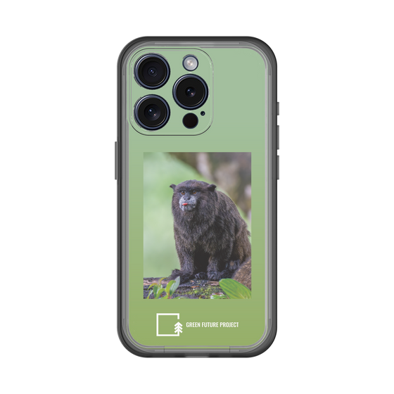 スリムプロテクションプレミアムケース［ Green Future Project - Black-mantled Tamarin ］