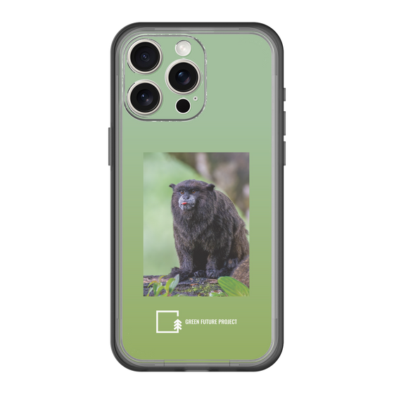 スリムプロテクションプレミアムケース［ Green Future Project - Black-mantled Tamarin ］