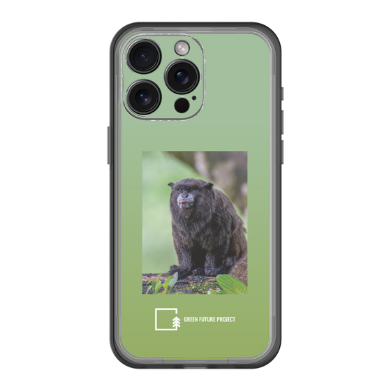 スリムプロテクションプレミアムケース［ Green Future Project - Black-mantled Tamarin ］