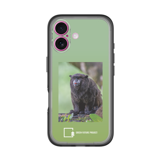 スリムプロテクションプレミアムケース［ Green Future Project - Black-mantled Tamarin ］