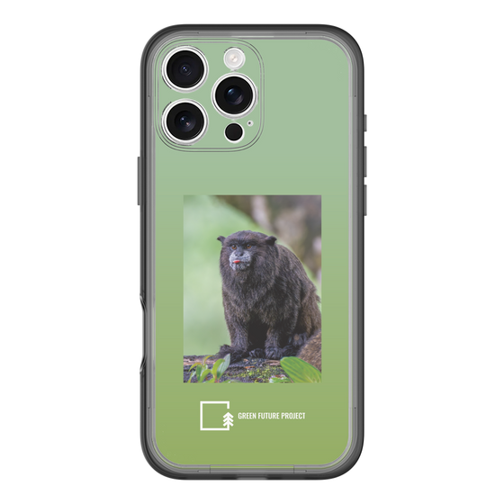 スリムプロテクションプレミアムケース［ Green Future Project - Black-mantled Tamarin ］
