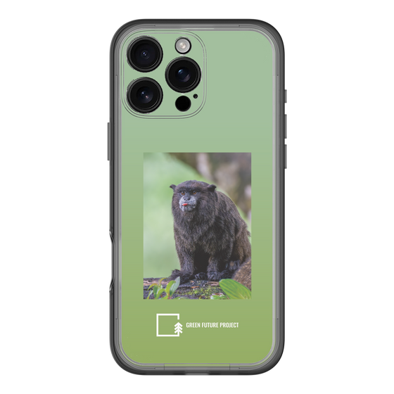 スリムプロテクションプレミアムケース［ Green Future Project - Black-mantled Tamarin ］