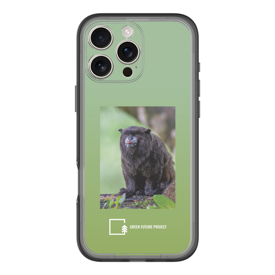 スリムプロテクションプレミアムケース［ Green Future Project - Black-mantled Tamarin ］