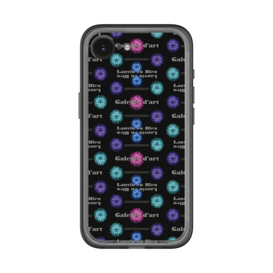 スリムプロテクションプレミアムケース［ LANVIN en Bleu - Flower pattern ］