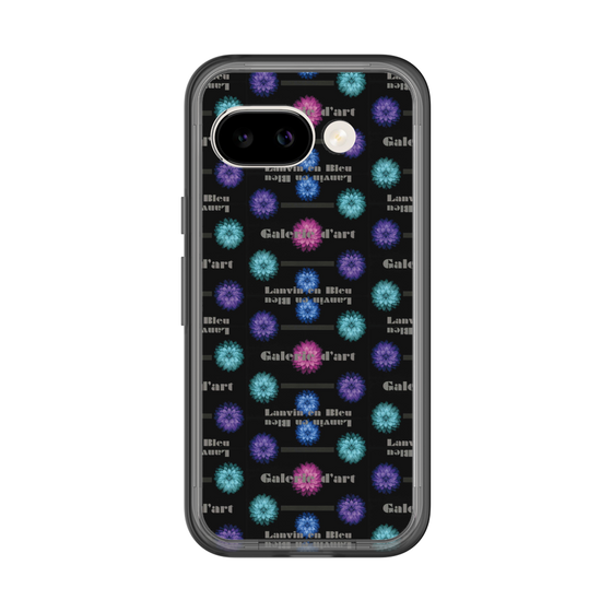 スリムプロテクションプレミアムケース［ LANVIN en Bleu - Flower pattern ］