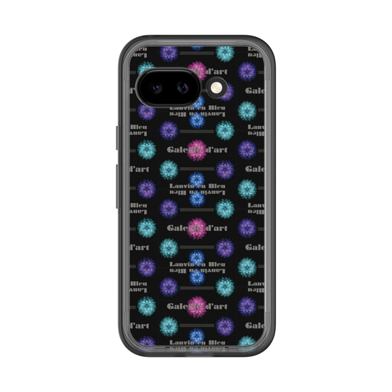 スリムプロテクションプレミアムケース［ LANVIN en Bleu - Flower pattern ］