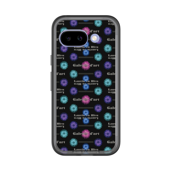 スリムプロテクションプレミアムケース［ LANVIN en Bleu - Flower pattern ］